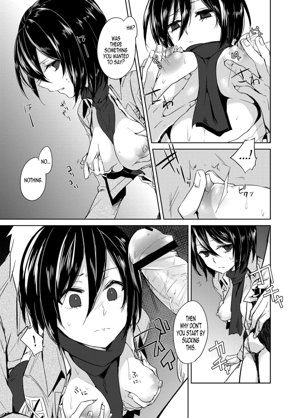 Hentai Manga Comic-Mikasa's Training Report-Read-5